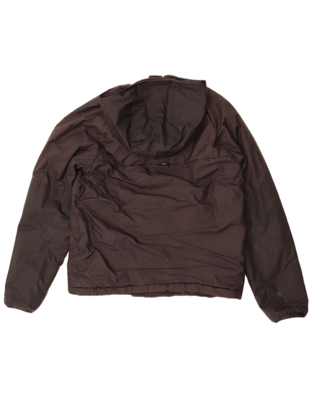 Giacca a vento con cappuccio Nike Therma-Fit da donna UK 14 media nera