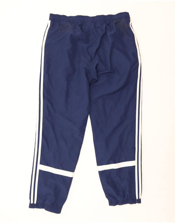 Pantaloni da tuta da uomo Adidas Joggers grandi in poliestere blu navy