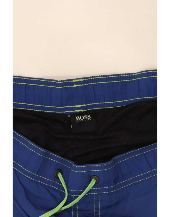Pantaloncini da bagno da uomo Hugo Boss XL blu navy