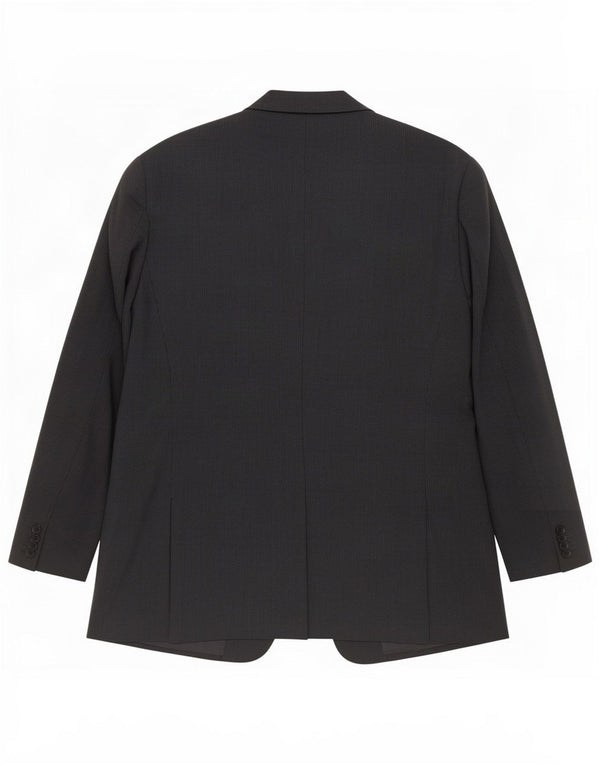 Giorgio Armani Giacca blazer a 2 bottoni da uomo IT 52 XL Gessato nero
