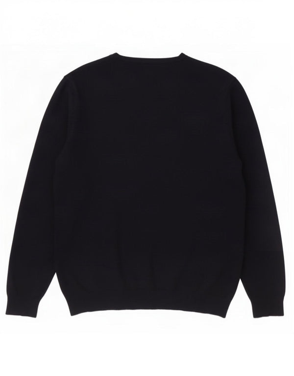 Maglione Zara da uomo con scollo a V 2XL Blu Navy