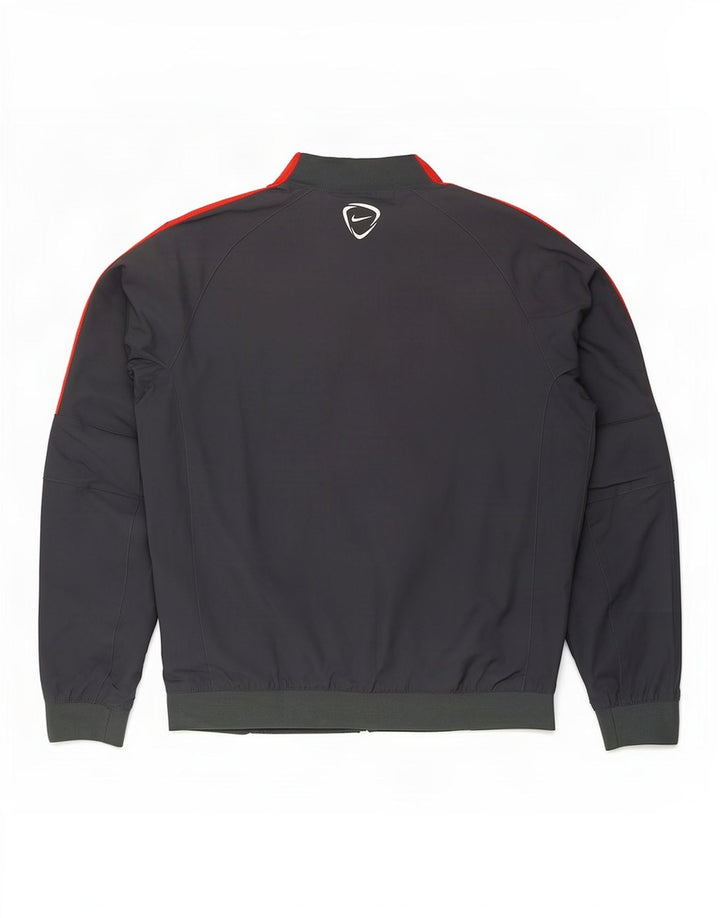 Giacca da ginnastica da uomo Nike Eintracht Francoforte, color grigio medio