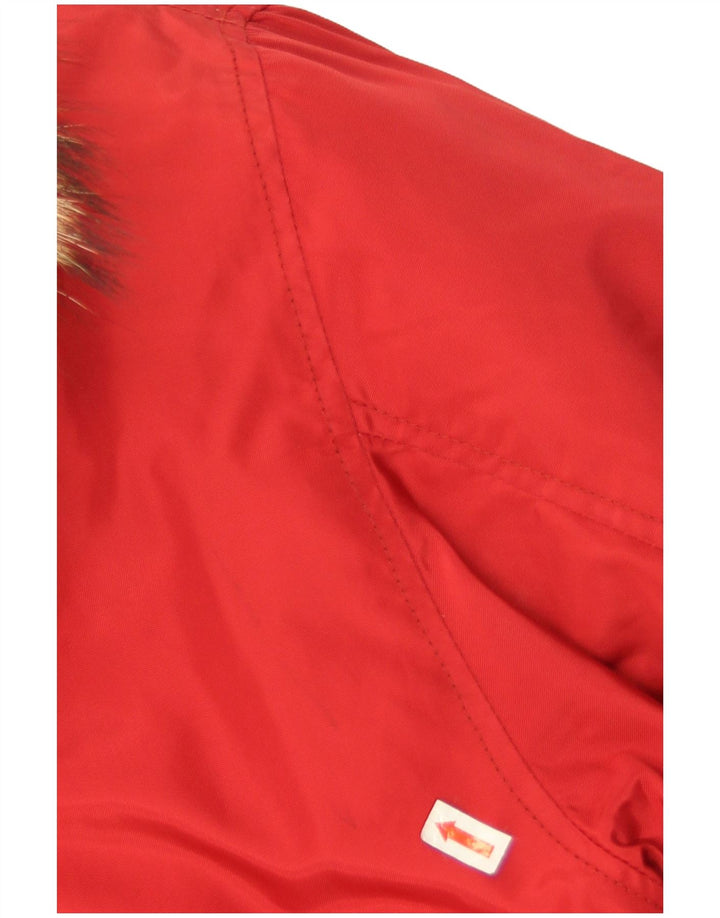 Giacca imbottita con cappuccio da uomo Dolomite UK 44 2XL Rosso Poliammide