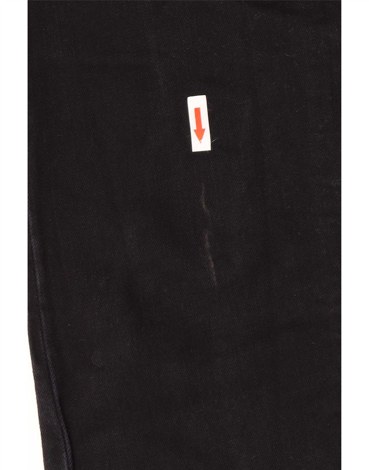 Jeans dritti Wrangler da donna Iris W30 L30 cotone nero