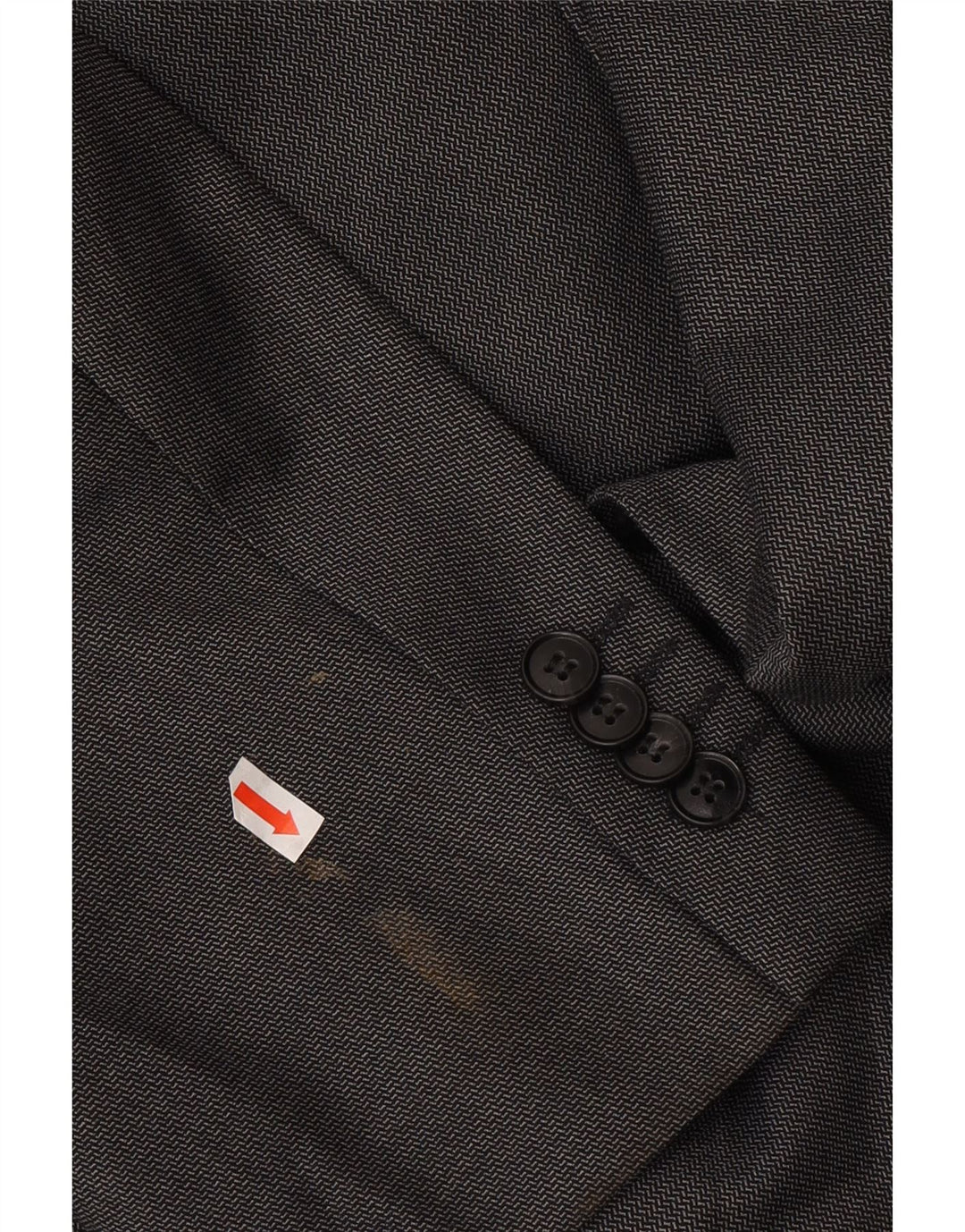 Giacca blazer a 2 bottoni da uomo Marks & Spencer UK 46 XL lana grigia