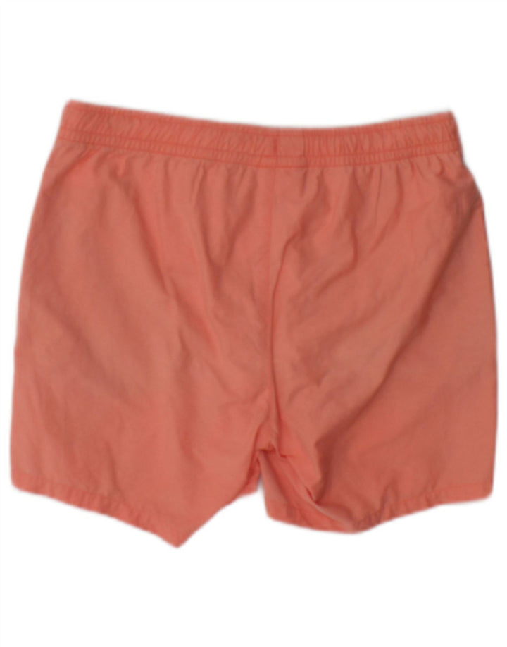 Pantaloncini da bagno da uomo Lacoste piccoli in cotone arancione
