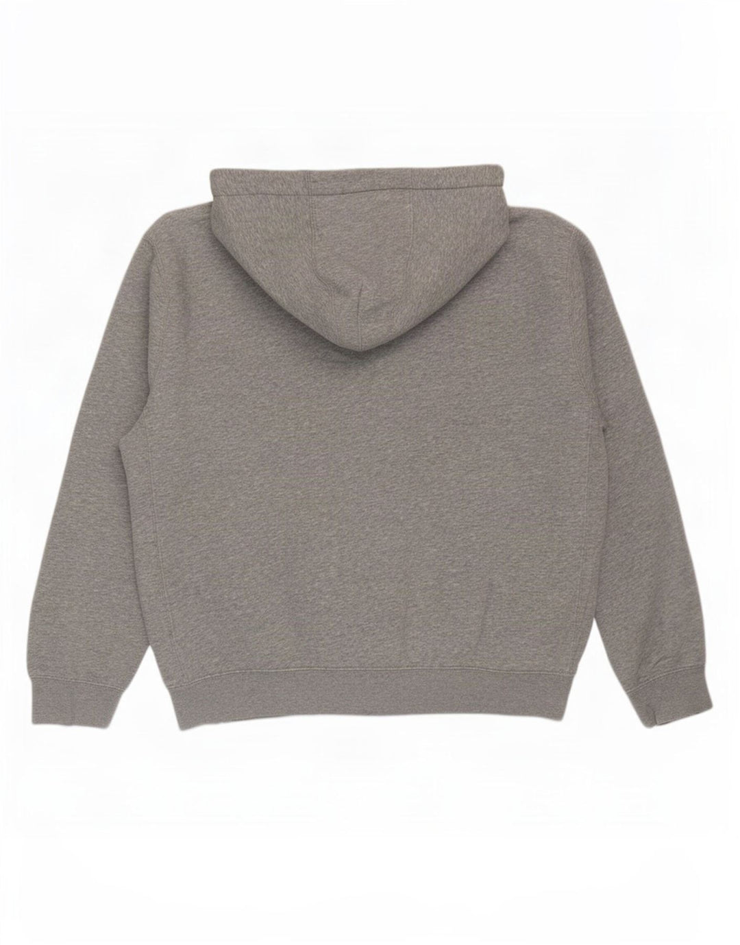 Felpa con cappuccio e zip Nike da uomo in cotone screziato grigio medio