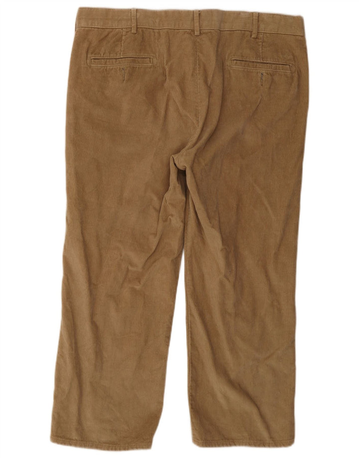 Pantaloni di velluto a coste regolari da uomo Dockers W40 L26 in cotone marrone