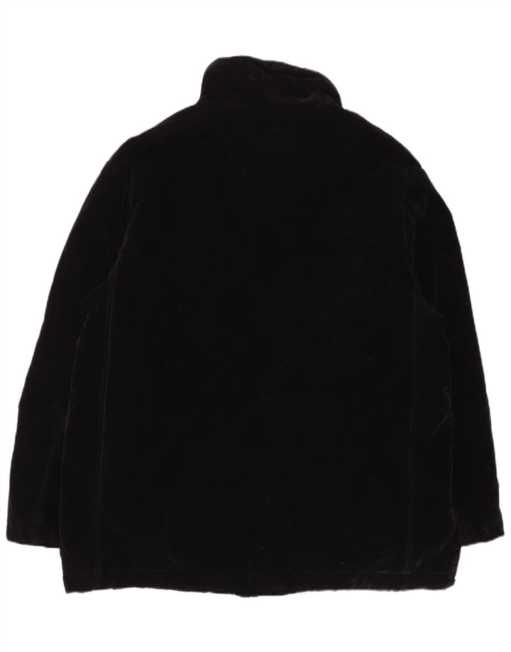 Giacca a Vento Trapuntata Uomo Trussardi IT 54 2XL Cotone Nero