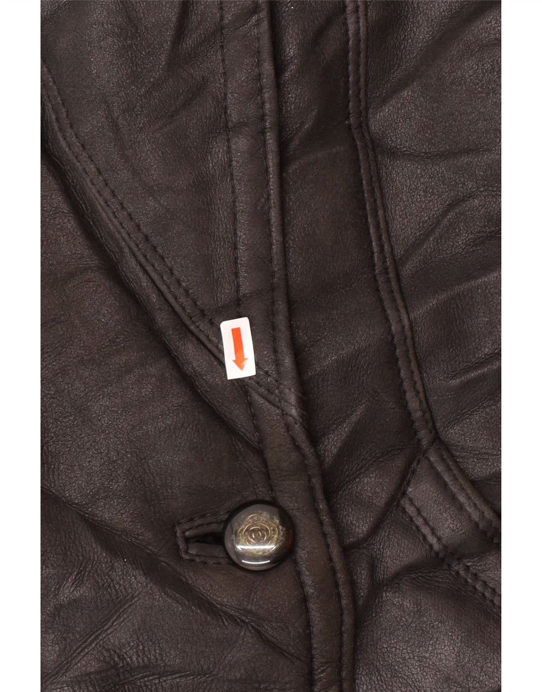 Giacca doppiopetto da donna VINTAGE EU 42 Large Black Shearling