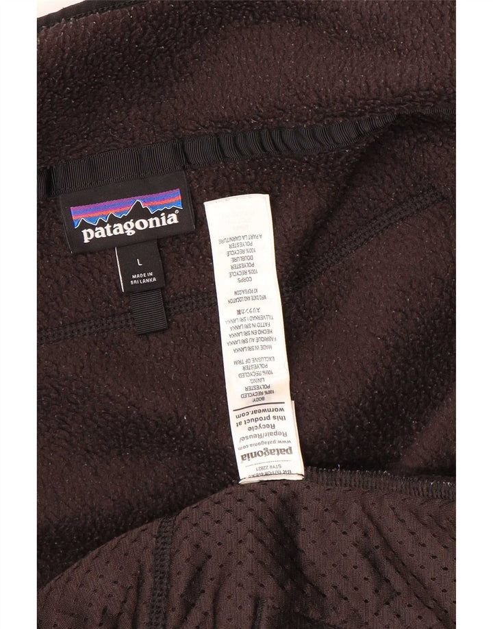 Gilet in pile da uomo Patagonia UK 40 Large Nero Poliestere