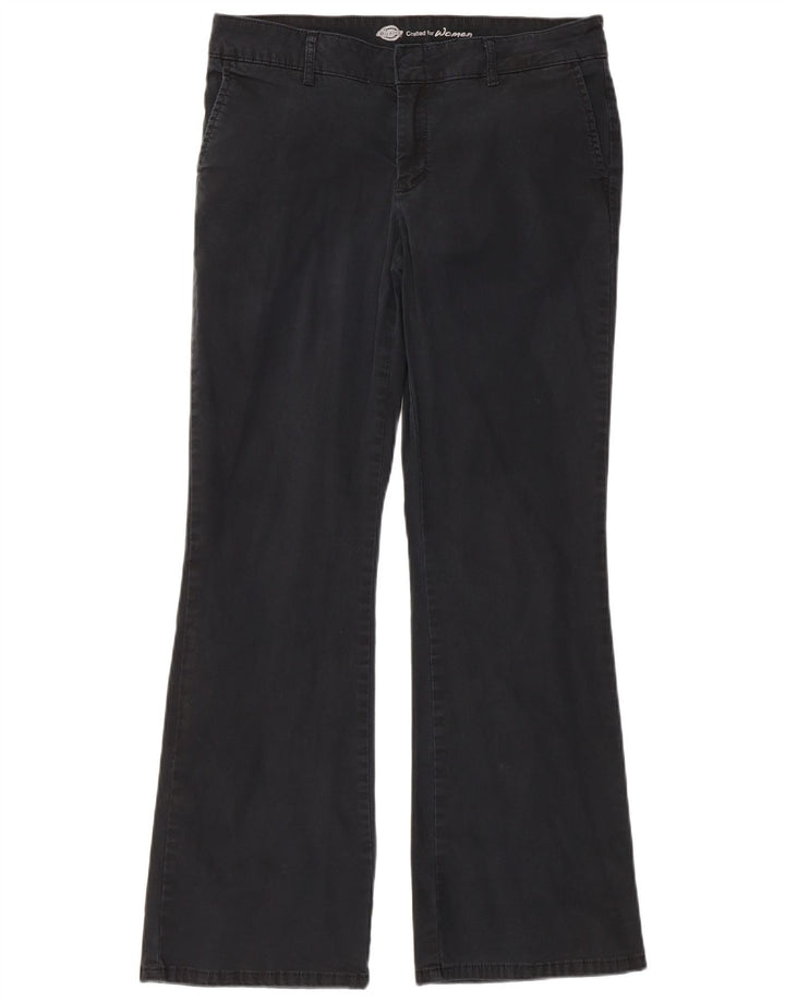 Pantaloni casual slim bootcut da donna Dickies W32 L30 cotone nero