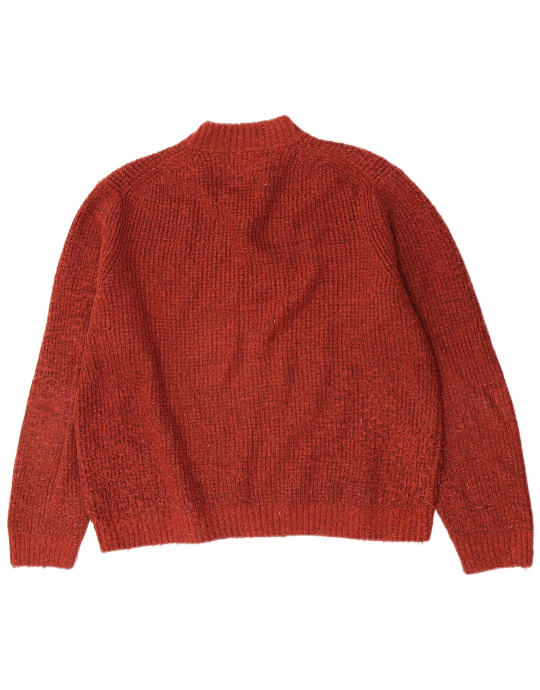 Maglione maglione collo alto da uomo Marks & Spencer XL rosso acrilico