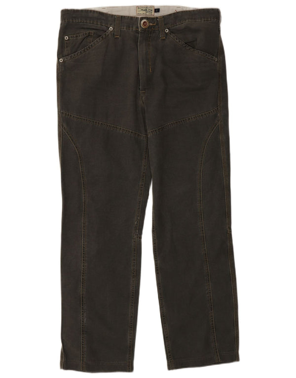 Pantaloni casual dritti Marlon da uomo Brooksfield IT 50 Large W34 L29 Grigio