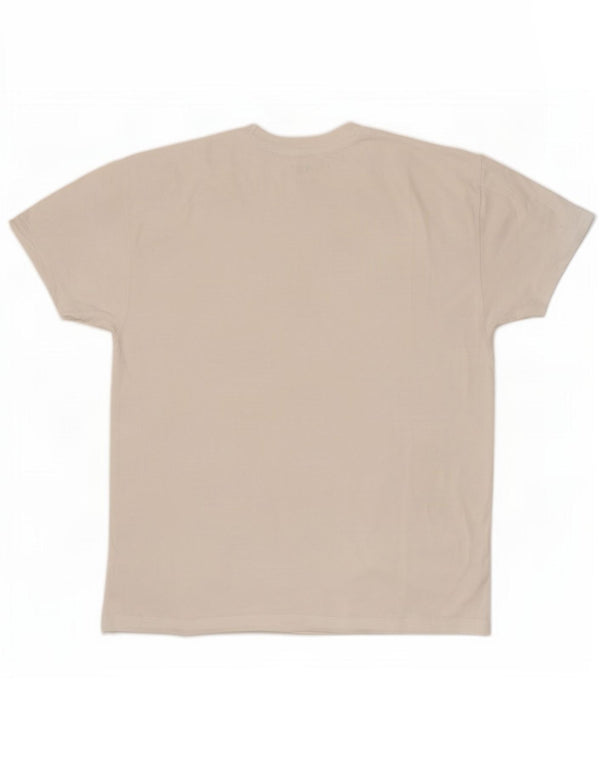 T-shirt rilassata da uomo Abercrombie & Fitch in cotone bianco medio