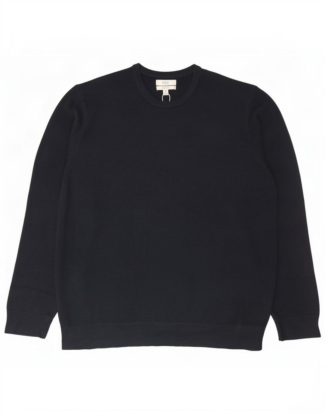 Maglione maglione girocollo da uomo Marks & Spencer 2XL acrilico blu navy