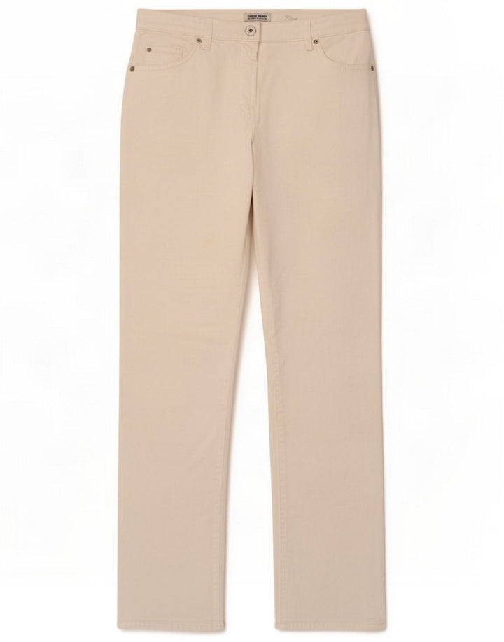 Jeans dritti da donna Gerry Weber W32 L32 cotone bianco