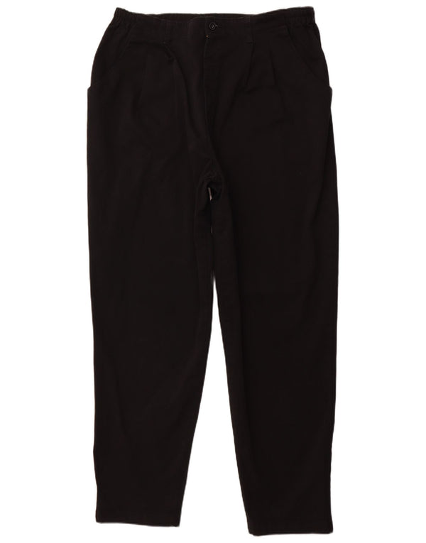 Pantaloni chino dalla vestibilità comoda da donna LEE US 22 3XL W40 L31 cotone nero