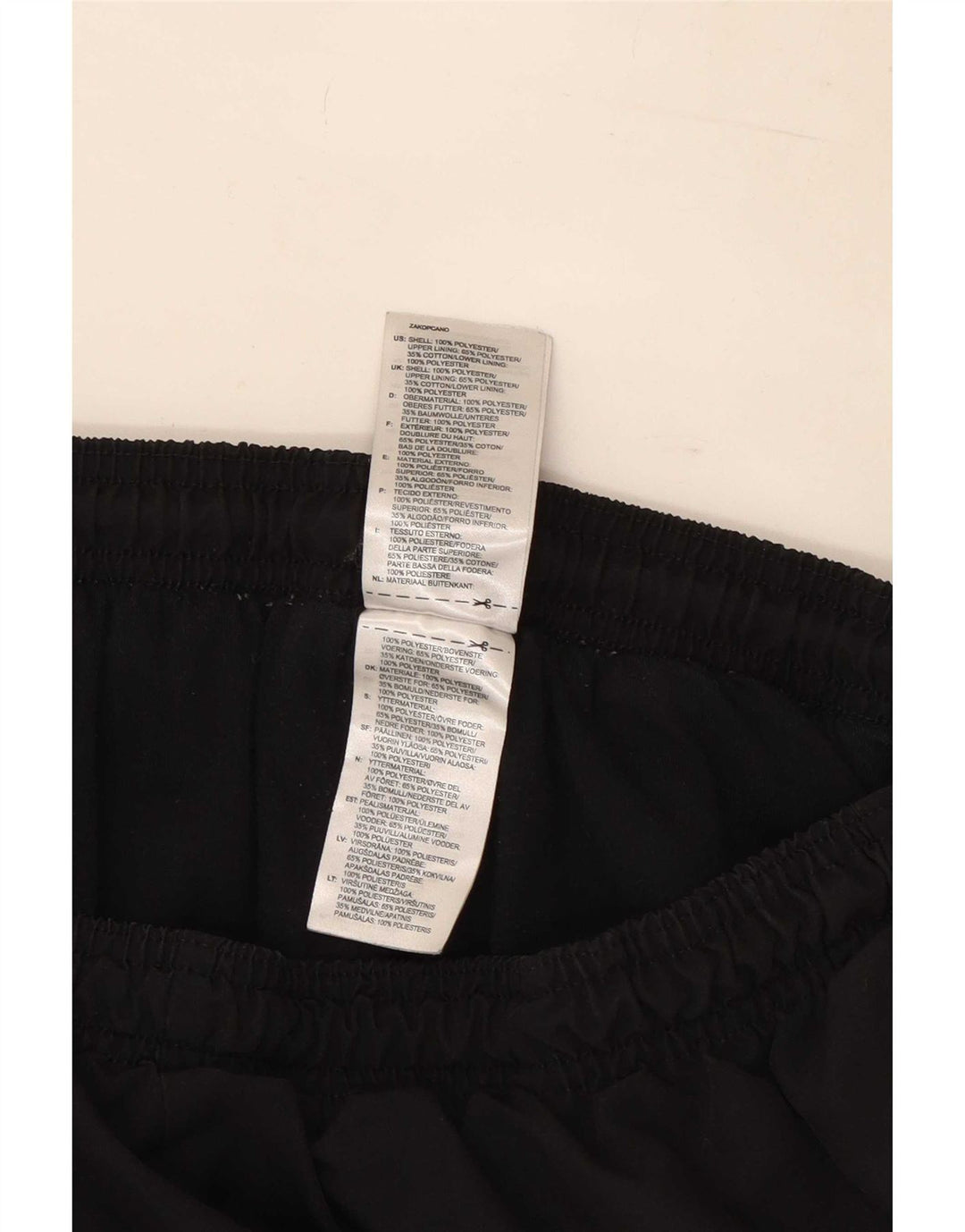 Pantaloni da tuta da uomo Adidas Joggers grandi neri in poliestere