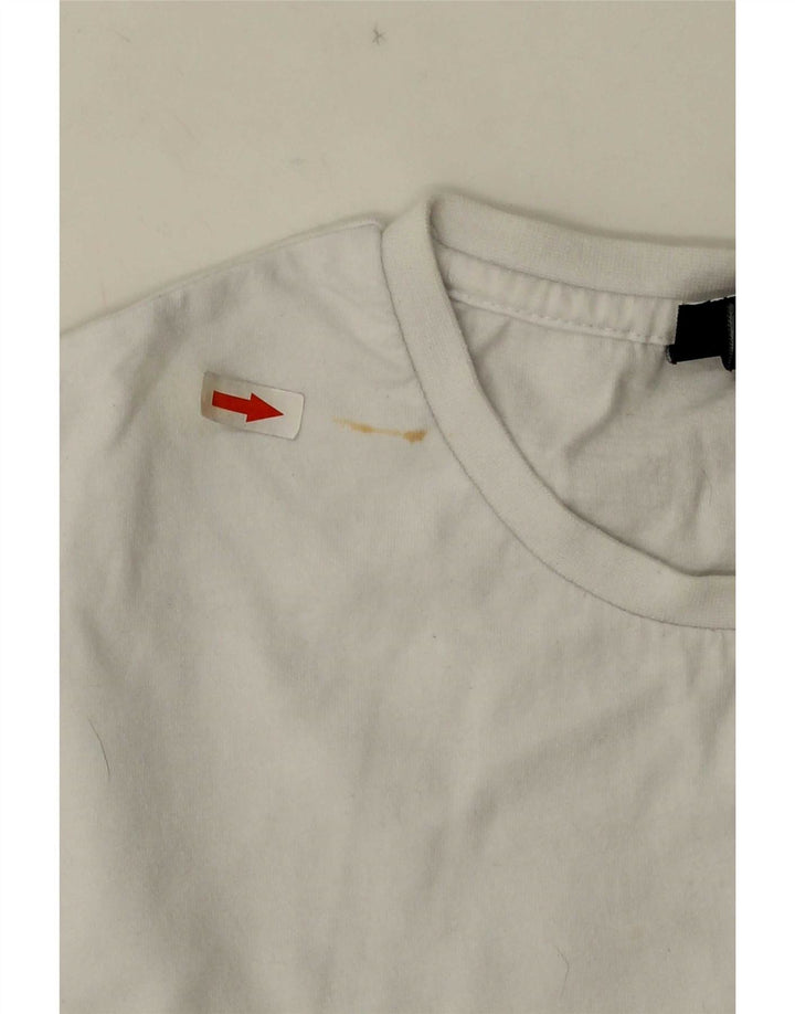 T-shirt da uomo Ellesse Top Large in cotone bianco