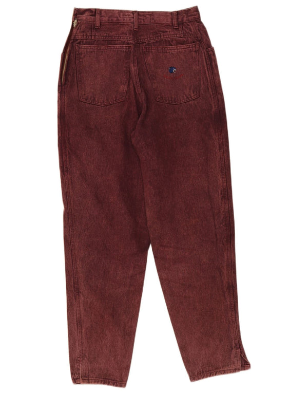 Jeans affusolati da donna Krizia IT 44 medio W28 L28 Cotone bordeaux