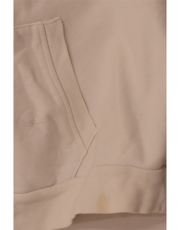 Maglione con cappuccio grafico oversize da donna LEVI'S UK 14 medio bianco sporco
