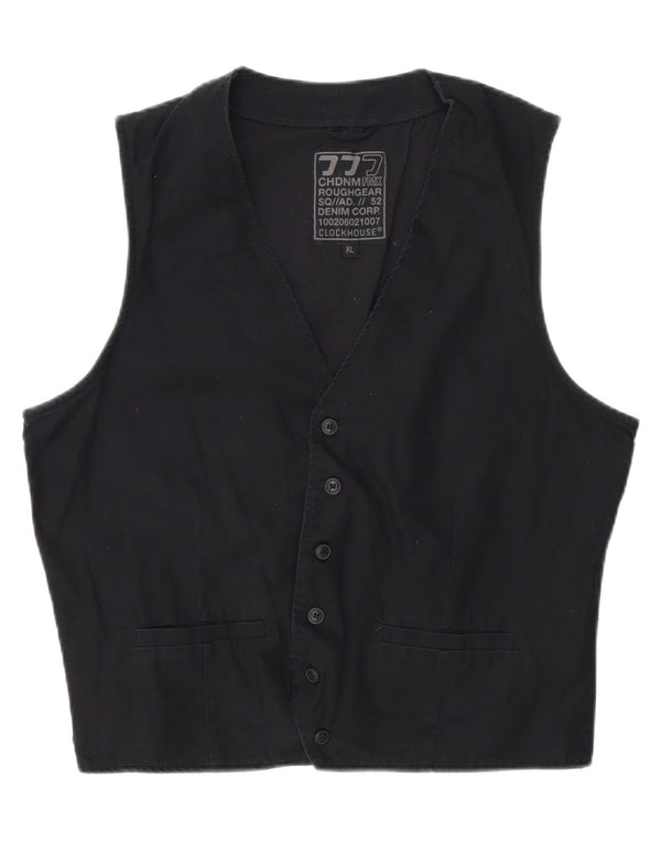 Gilet da uomo C&A XL in cotone nero