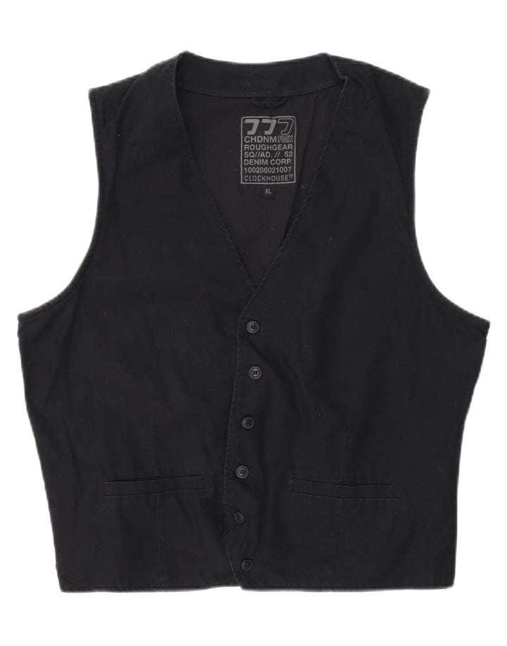 Gilet da uomo C&A XL in cotone nero