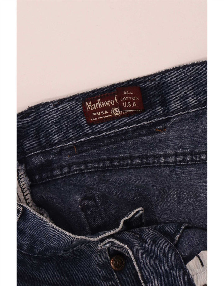 Jeans larghi da uomo Marlboro Classics W38 L28 cotone blu