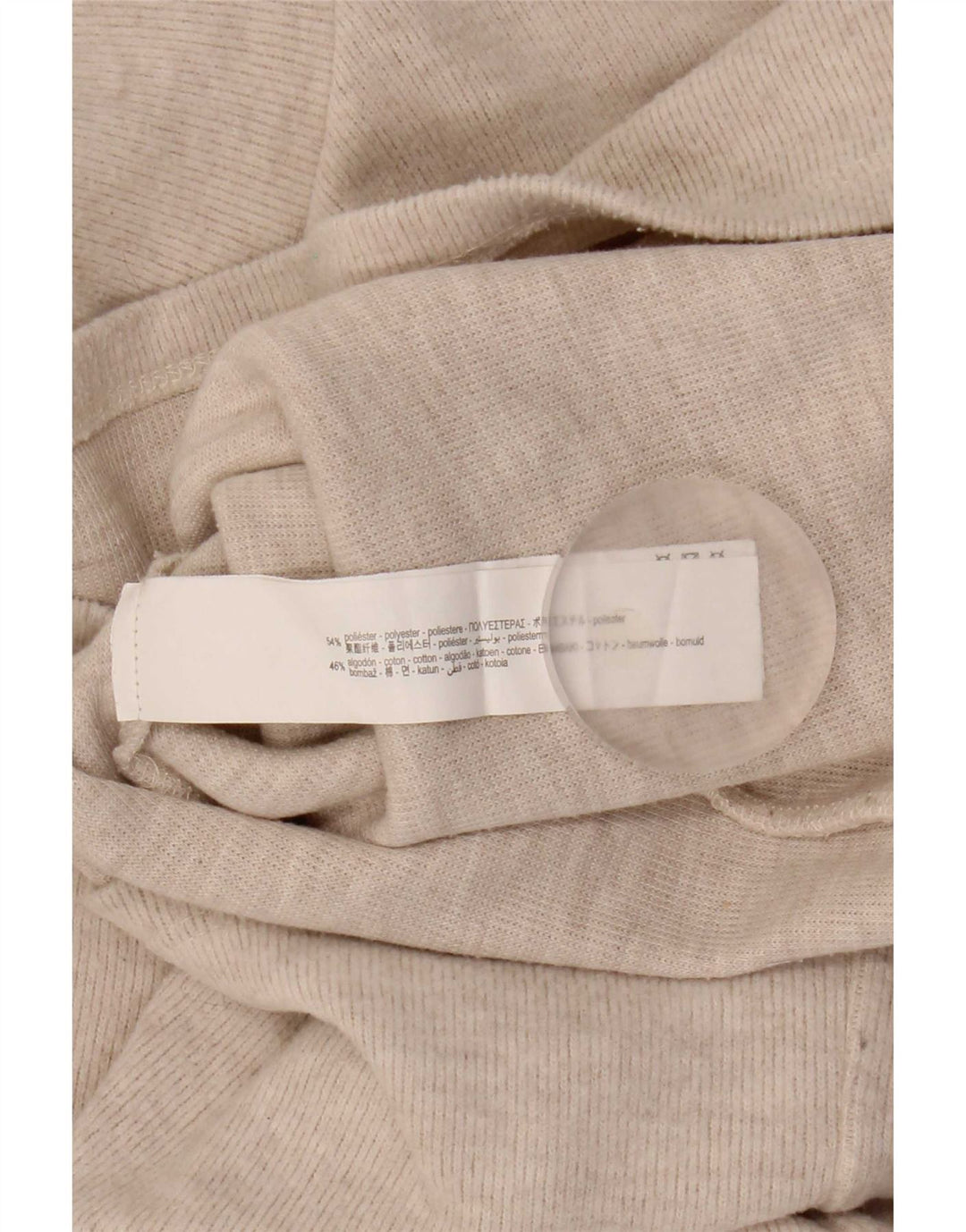 Abito maglione Zara da donna con maniche a 3/4 UK 14 Poliestere beige medio
