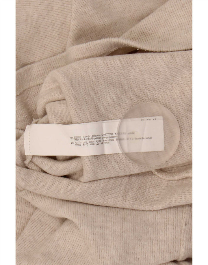 Abito maglione Zara da donna con maniche a 3/4 UK 14 Poliestere beige medio
