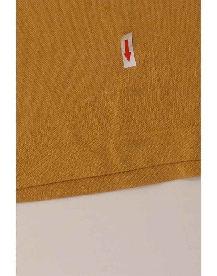 Polo da uomo Lacoste taglia 5 grande in cotone giallo