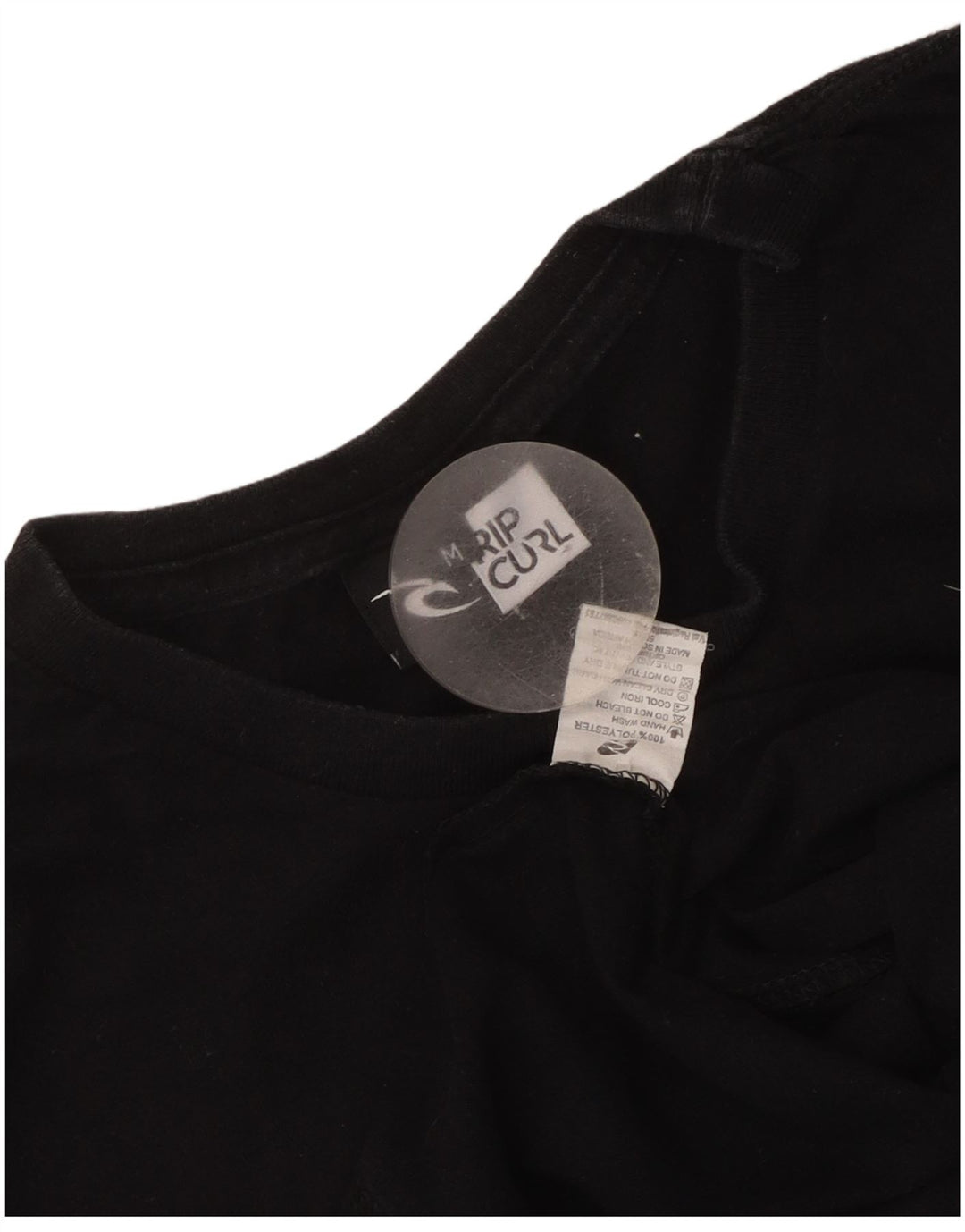 T-shirt grafica da uomo Rip Curl Top in poliestere nero medio