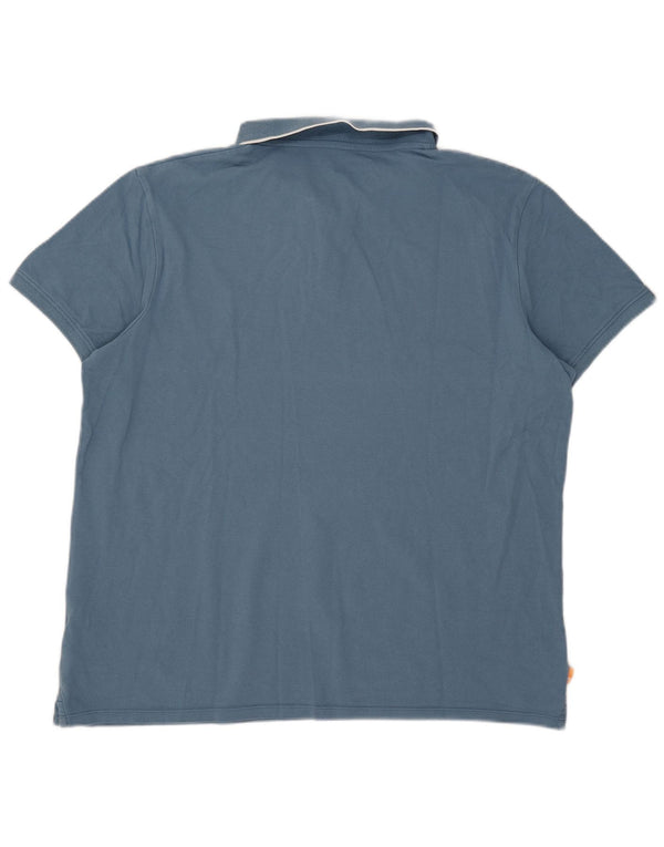 Polo Timberland da uomo slim fit 2XL in cotone blu