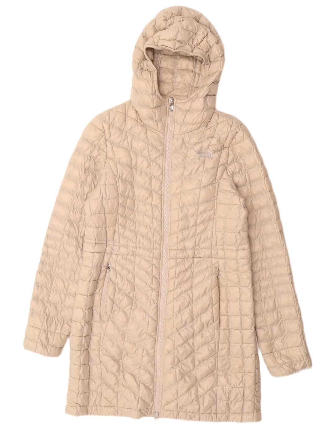 Cappotto imbottito con cappuccio da donna The North Face UK 14 Nylon beige medio