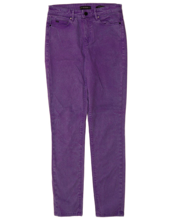 Jeans skinny da donna Guess W27 L30 Lyocell viola
