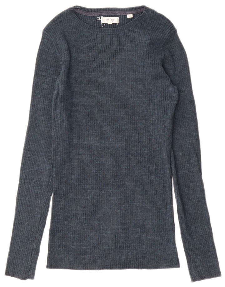 Maglione maglione con scollo a barca da donna Fat Face UK 8 piccolo blu