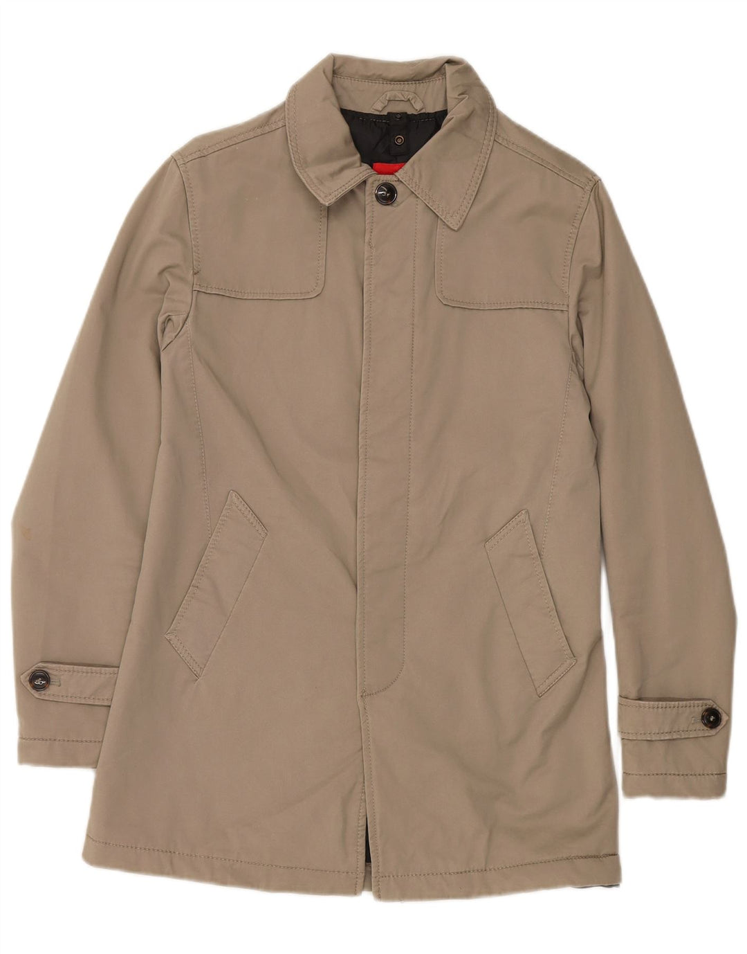 Cappotto da uomo Zara UK 36 piccolo in cotone beige