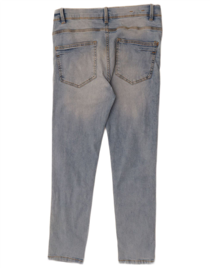 Jeans slim da uomo Zara EU 40 medio W31 L26 cotone blu