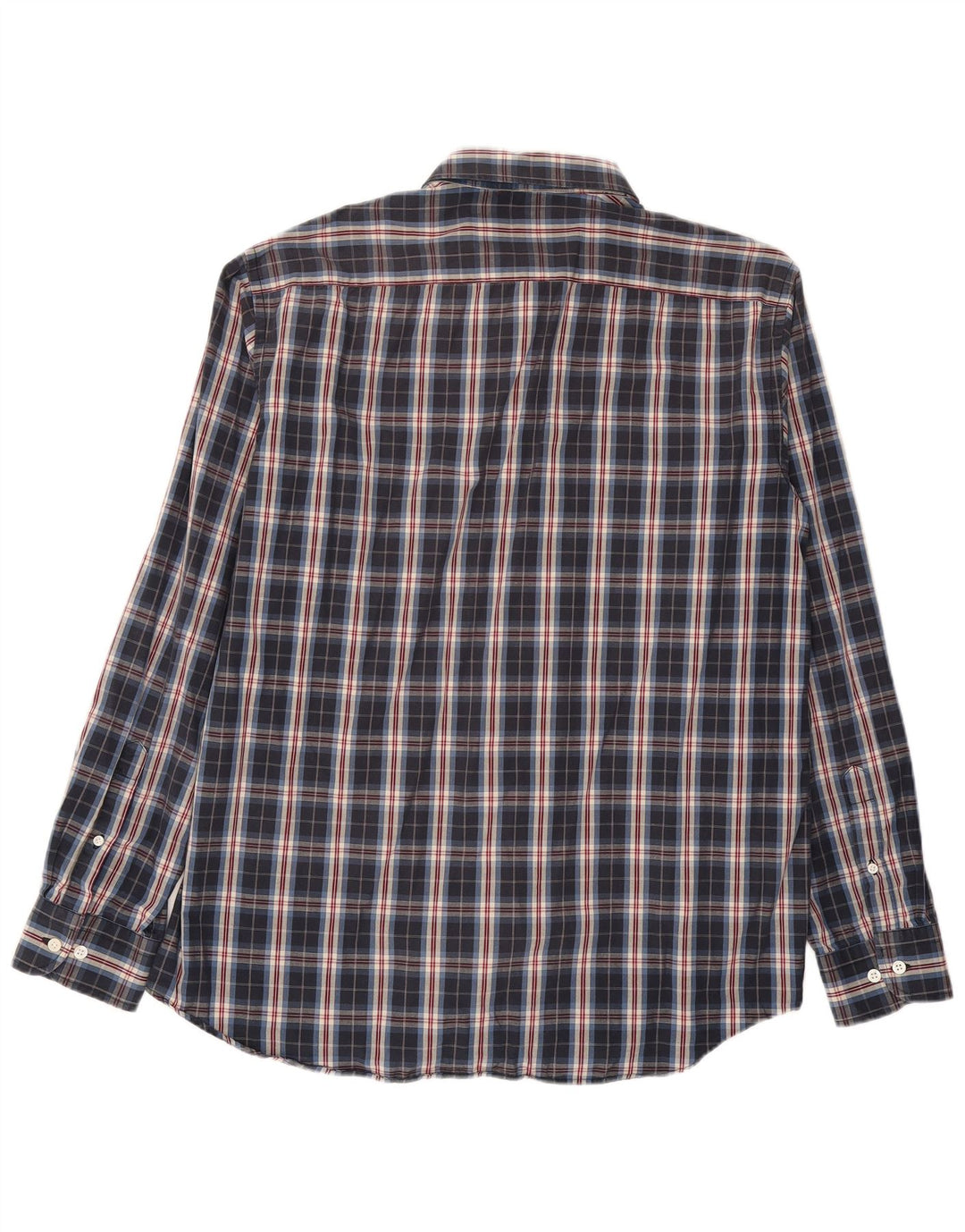 Camicia da uomo Carrera 2XL a quadri blu navy
