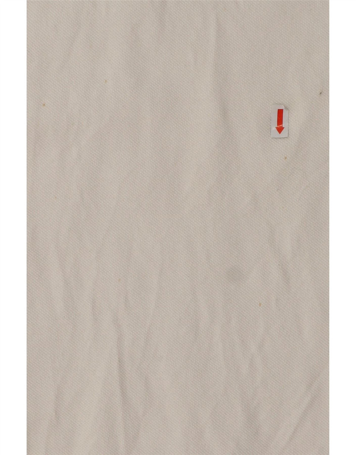 POLO RALPH LAUREN Polo da uomo a maniche lunghe vestibilità personalizzata piccola bianca