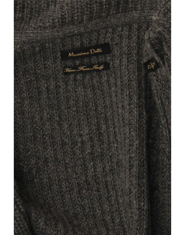 Maglione cardigan da uomo Massimo Dutti XL grigio