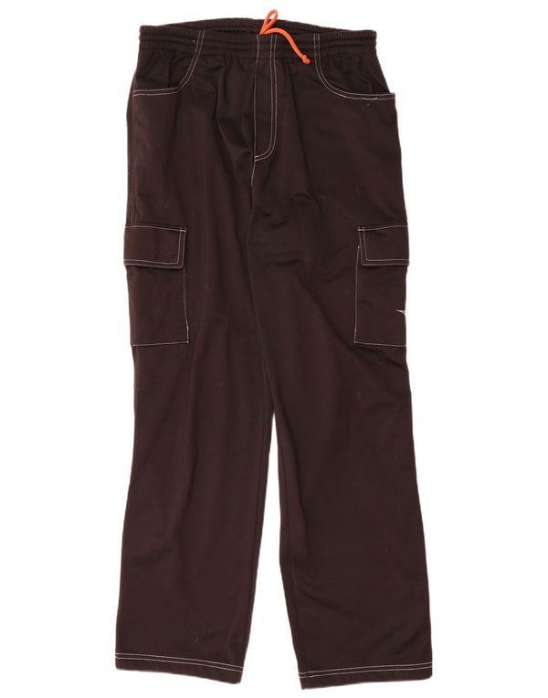 Pantaloni da tuta cargo da uomo Diadora UK 40 poliestere nero medio