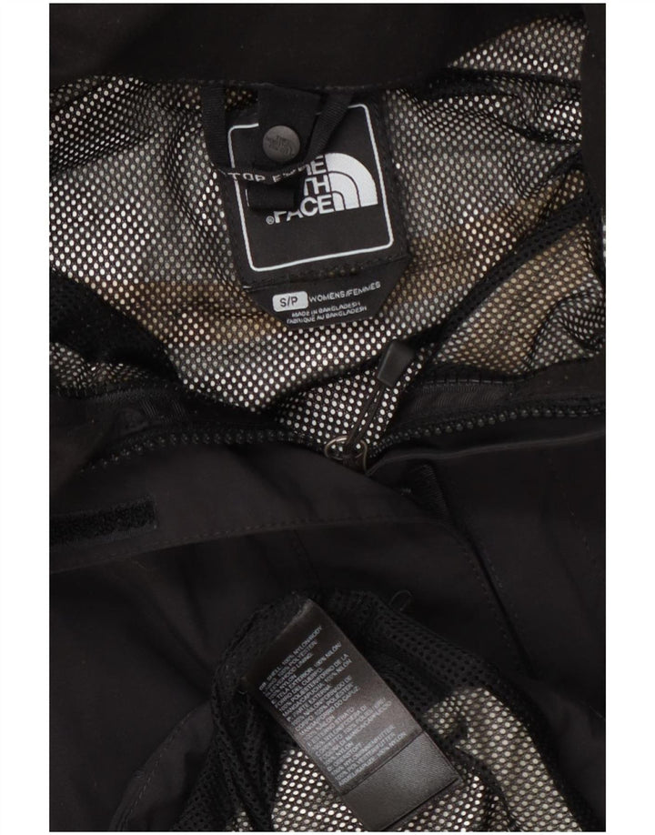 Giacca antipioggia con cappuccio da donna The North Face UK 10 Small Nylon nero
