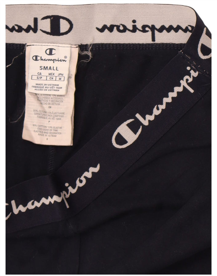 Leggings grafici da donna Champion UK 10 piccolo cotone blu navy