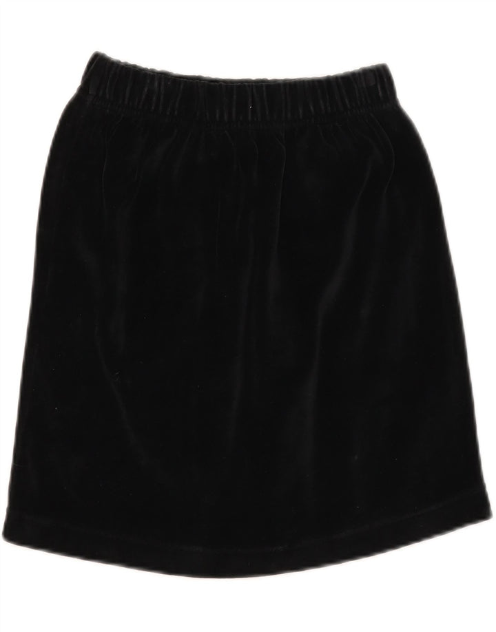 Minigonna da donna in velluto Kenny W30 cotone nero medio