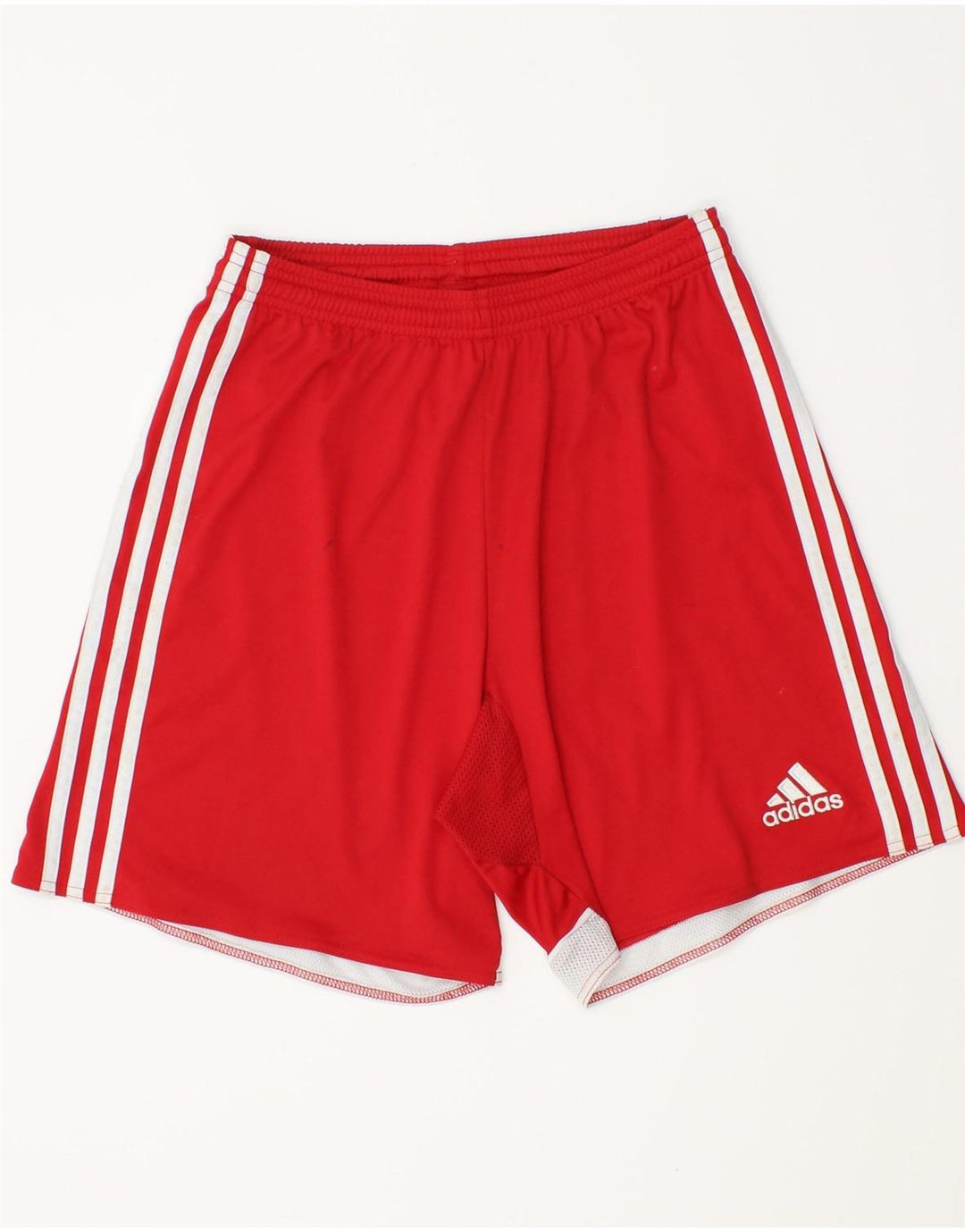 Pantaloncini sportivi ADIDAS da uomo Climacool piccoli in poliestere color block rosso