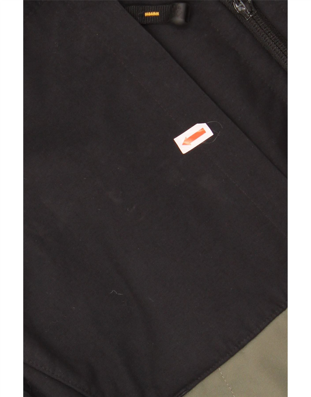 JACK WOLFSKIN Giacca a vento da uomo UK 36/38 Colorblock medio kaki