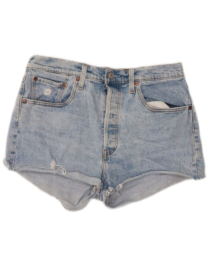 LEVI'S Pantaloncini di jeans 501 da donna W31 Cotone blu medio