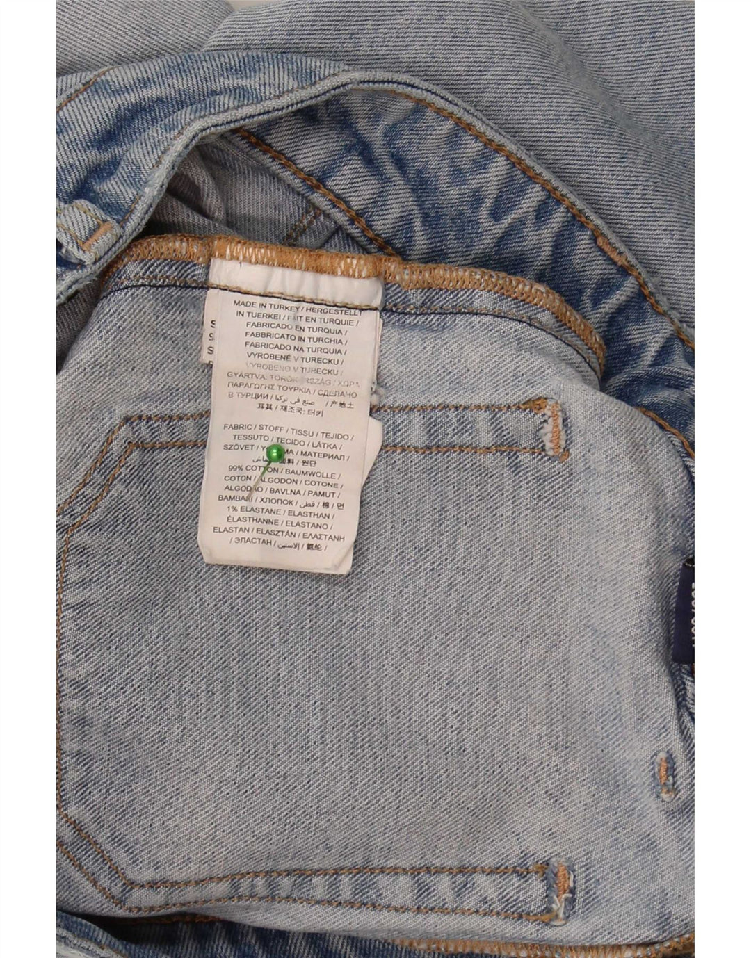 Jeans dritti da donna Gant W27 L27 cotone blu